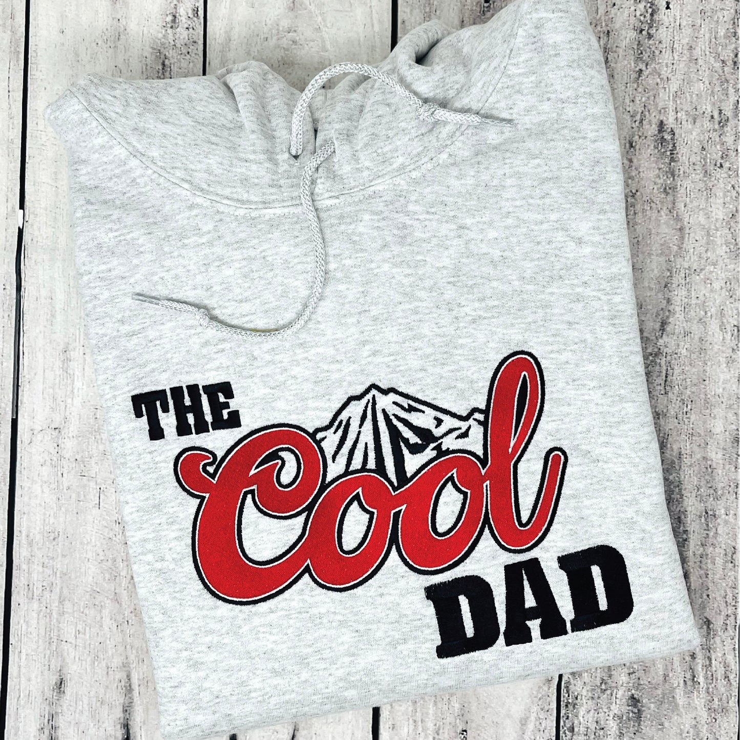 Cool Dad Sweatshirt – Coors Beer Logo Style Embroidered Crewneck