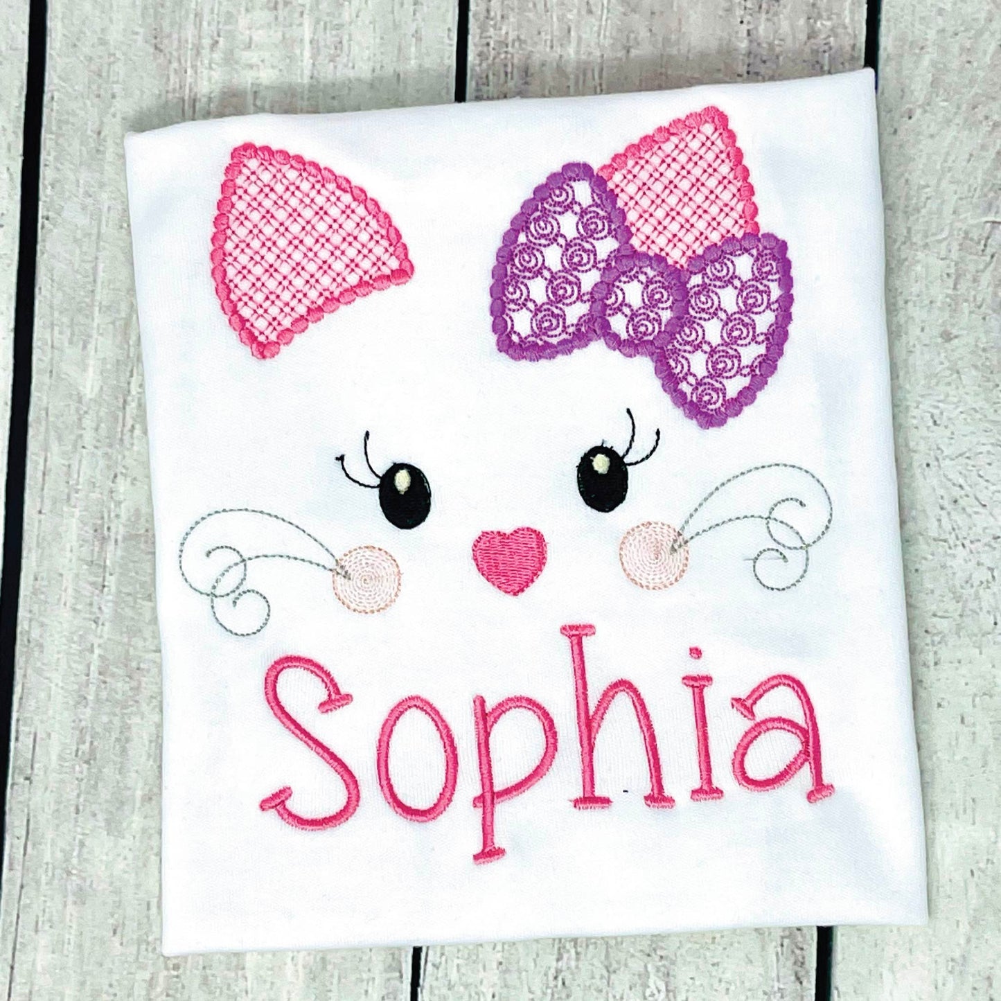 Kitty Shirt Personalized With Name