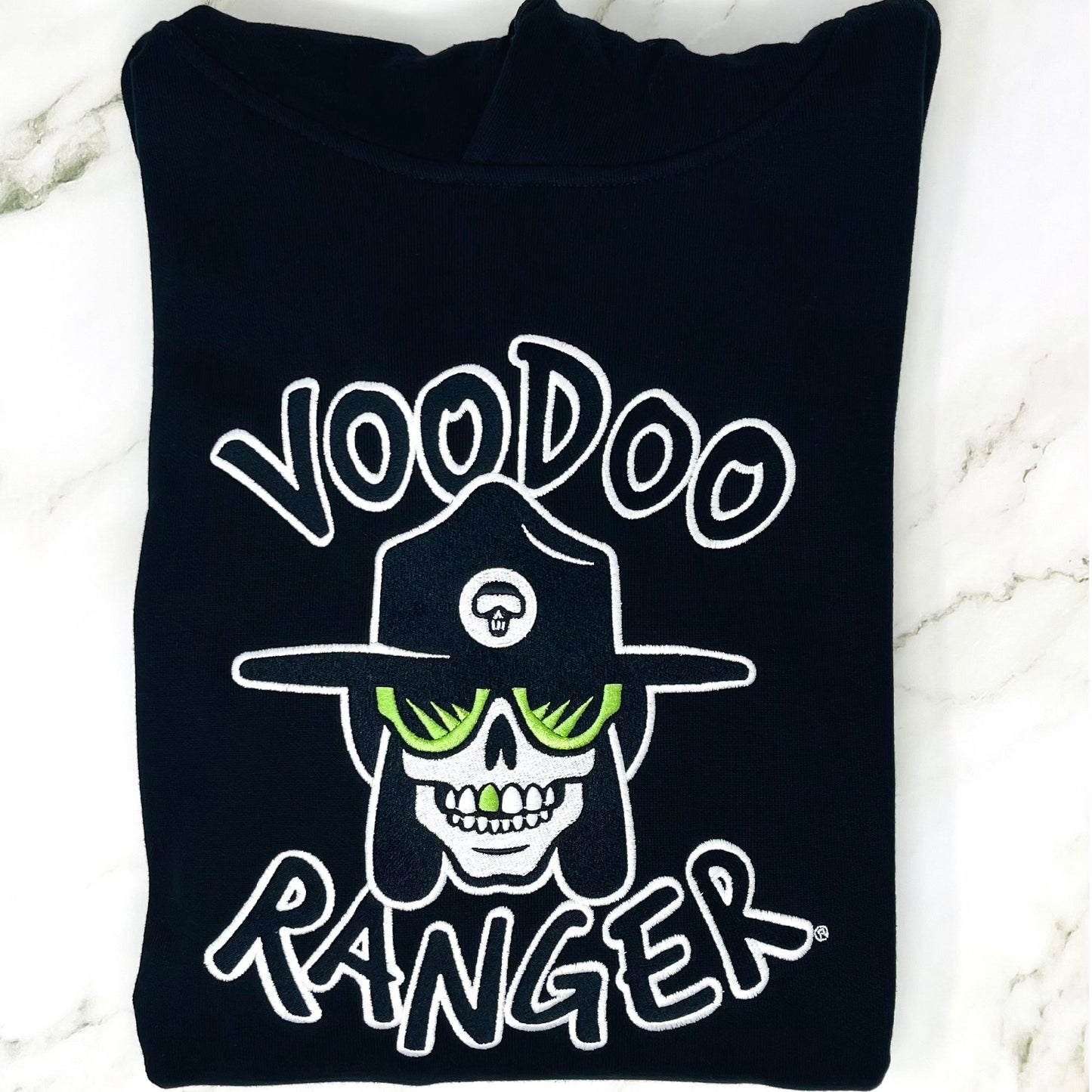 Voodoo Ranger Embroidered Sweater – Custom Beer Logo Crewneck or Hoodie
