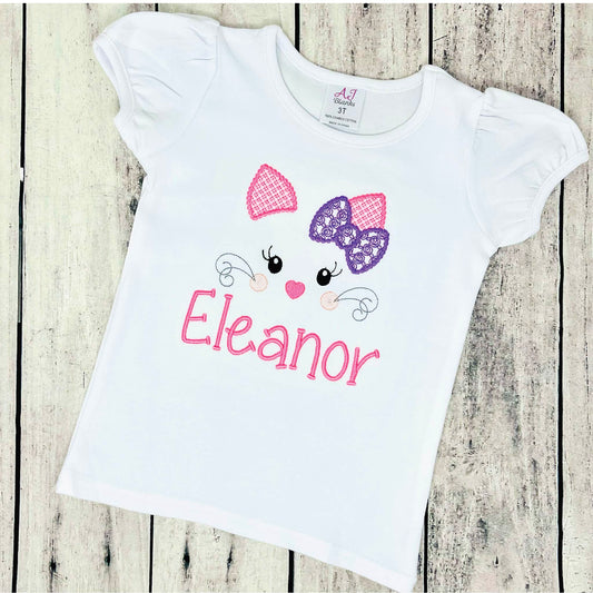 Kitty Shirt Personalized With Name