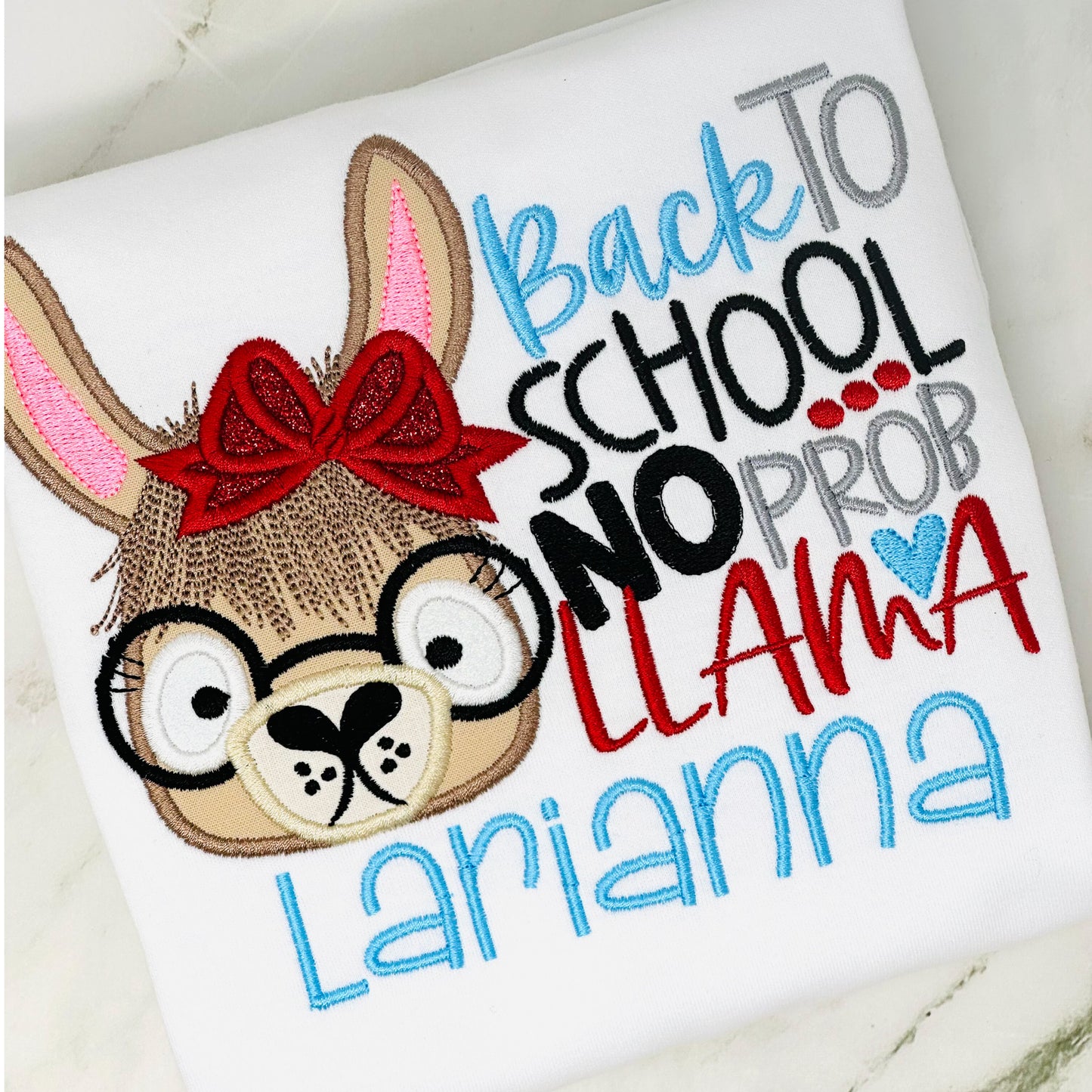 Back to School Llama Shirt