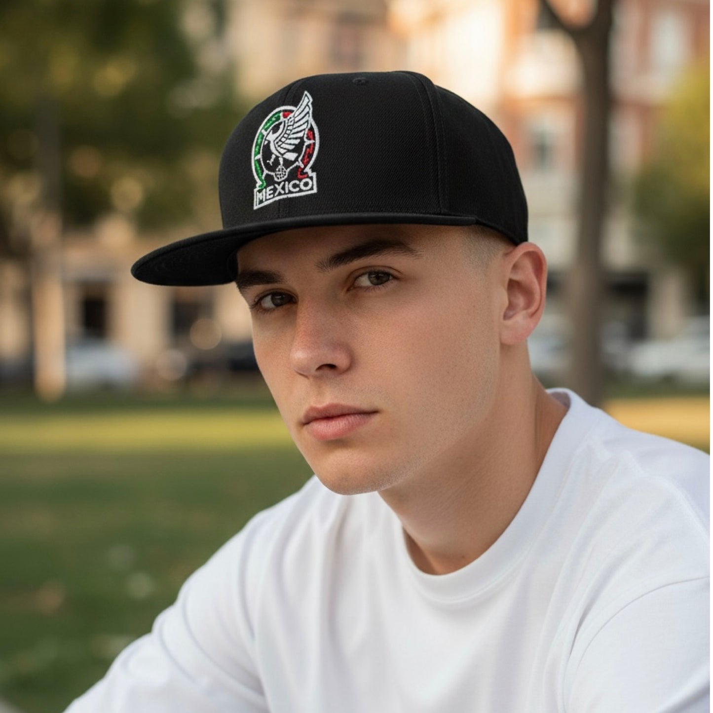 Custom Mexico Soccer Hat with Embroidered Team Logo | Adjustable Cap