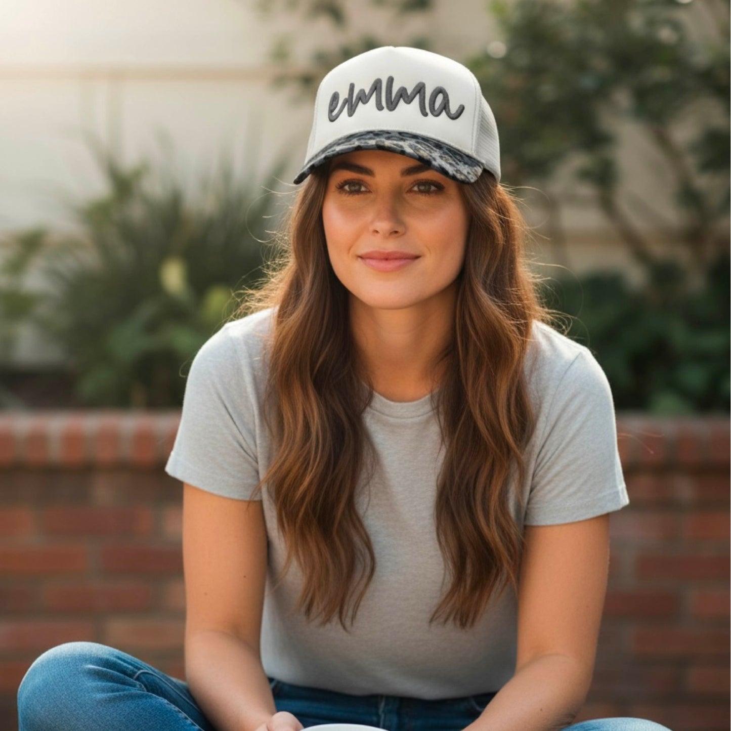 Women's Custom 3D Puff Leopard Snapback Hat | Personalized Embroidered Name Cap | Animal Print Hat