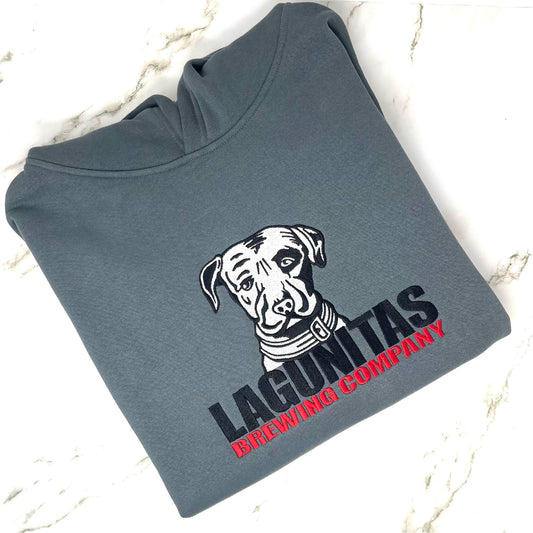 Lagunitas Embroidered Sweater – Crewneck or Hoodie