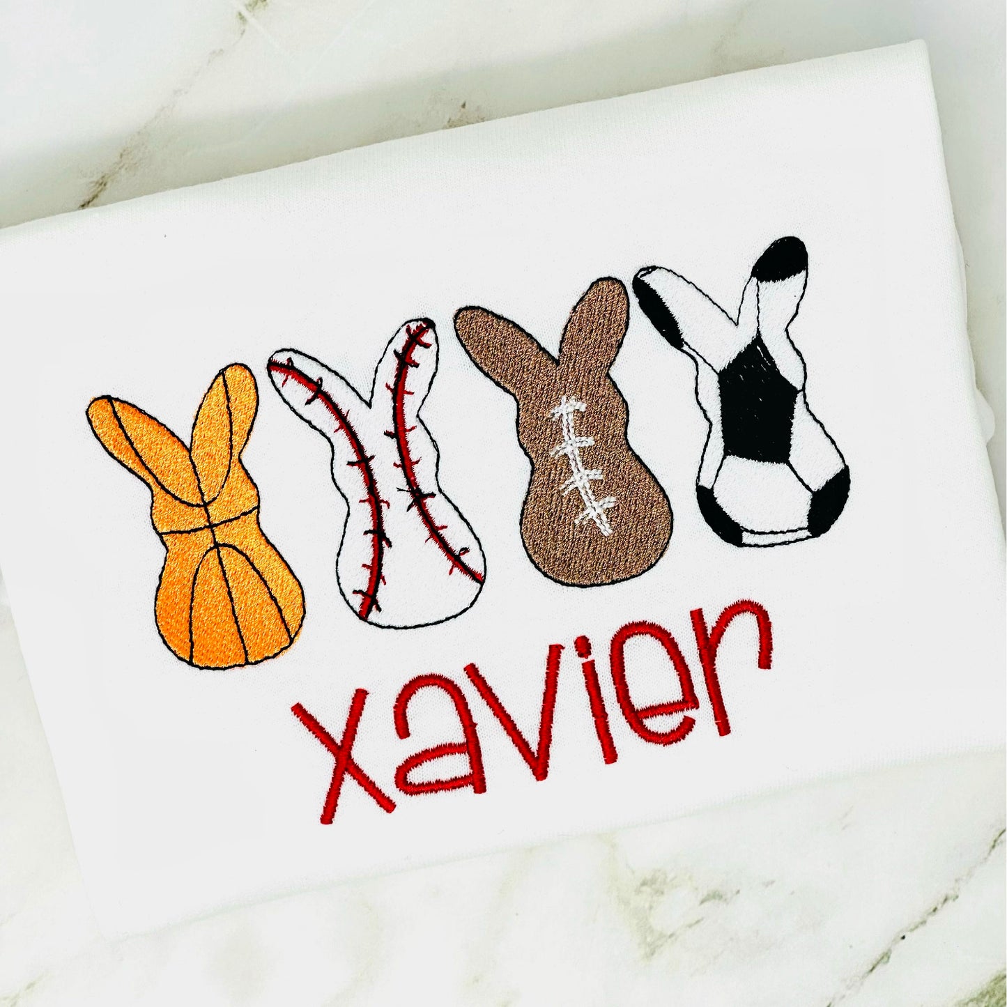 Sports Ball Easter Shirt – Custom Name Boys Easter Tee