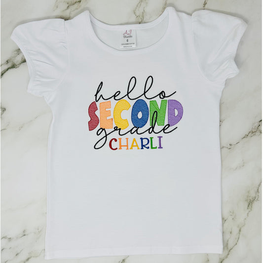 Kids First Day of School Shirt