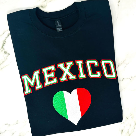 Mexico Embroidered Sweater – Hoodie or Crewneck