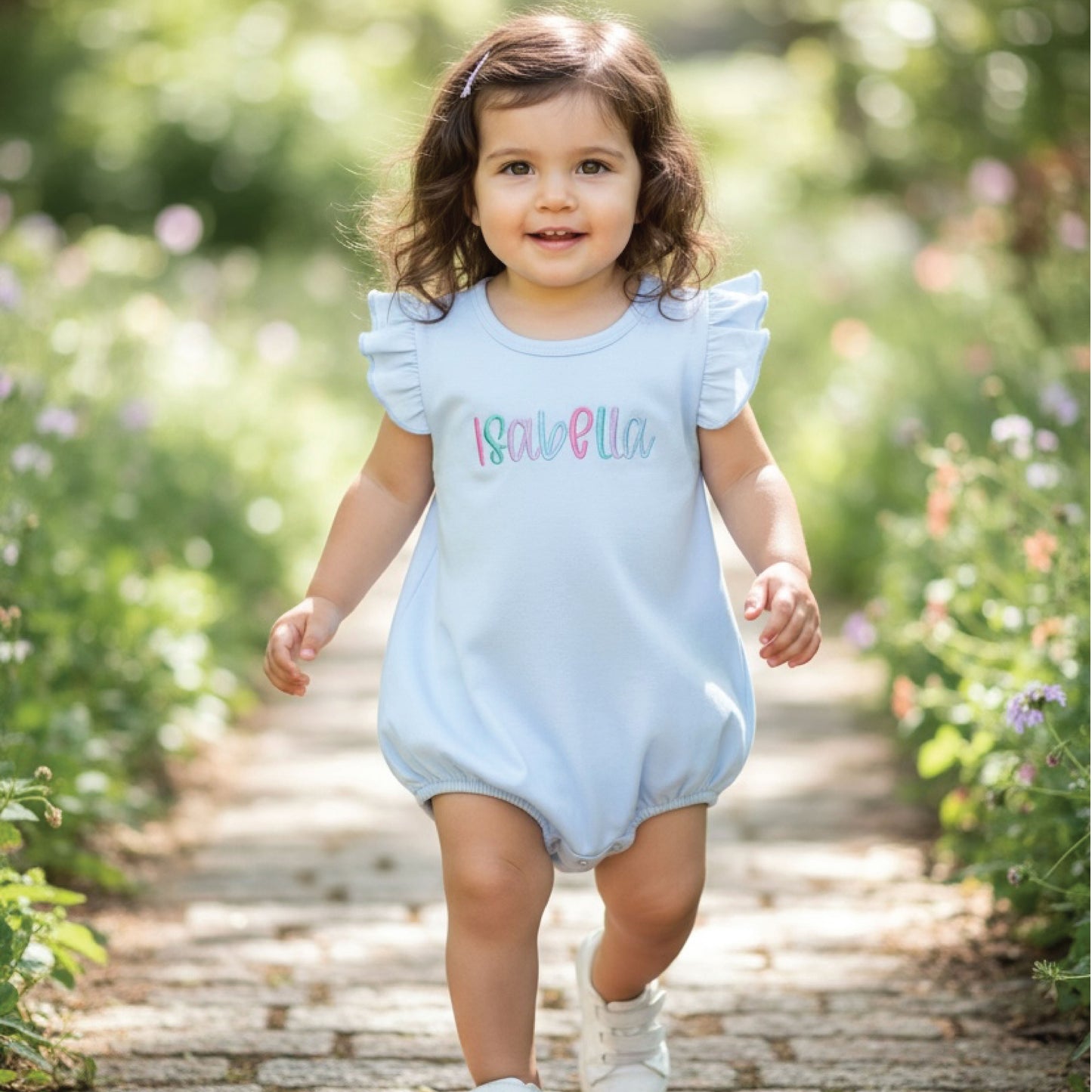 Personalized Baby Romper with Name Embroidery | Custom Baby Outfit